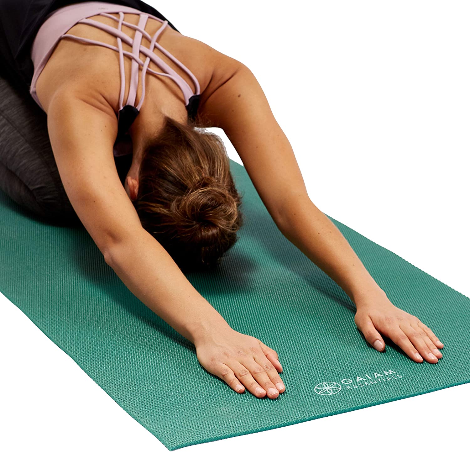 PVC YOGAMAT Essentials Premium yogamat met draagriem voor yogamat (72"LX 24"WX 1/4 inch dik)