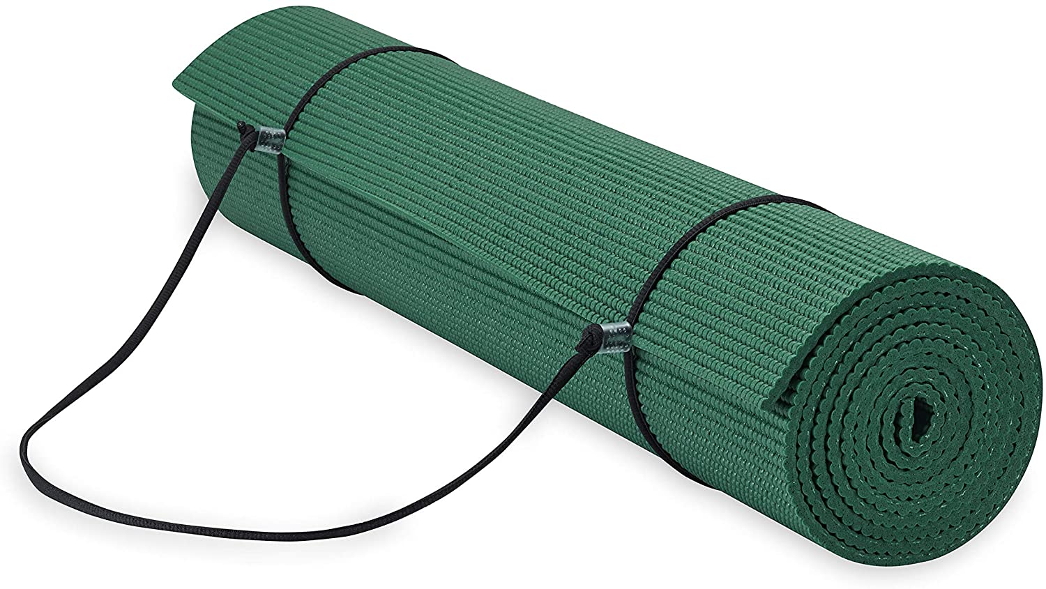 PVC YOGAMAT Essentials Premium yogamat met draagriem voor yogamat (72"LX 24"WX 1/4 inch dik)